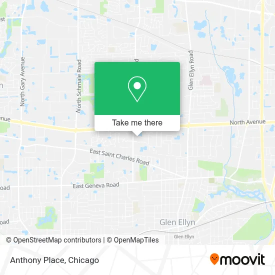 Anthony Place map