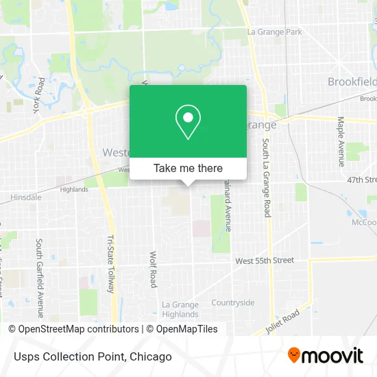 Usps Collection Point map