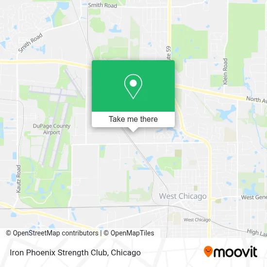 Iron Phoenix Strength Club map