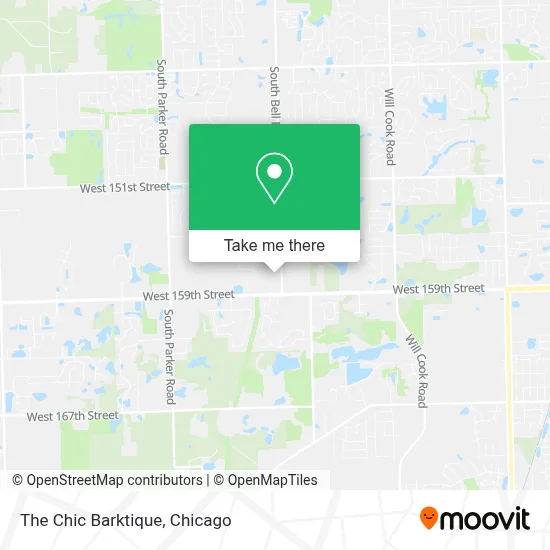 The Chic Barktique map
