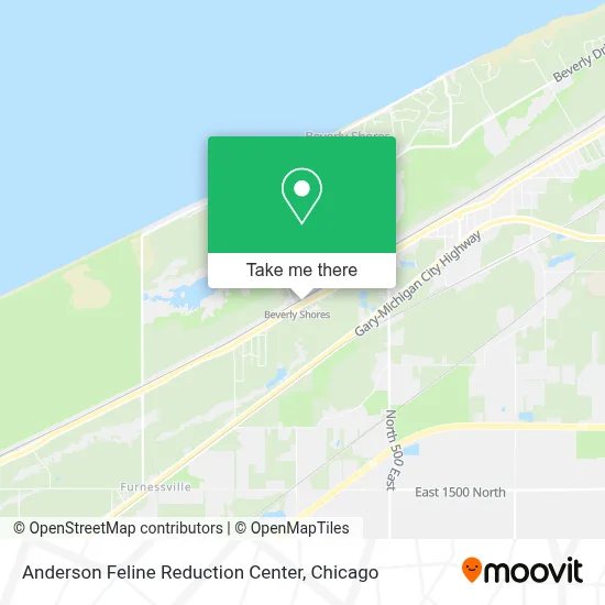 Anderson  Feline Reduction Center map