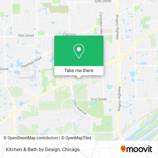Kitchen & Bath by Design map