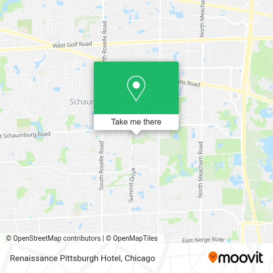 Renaissance Pittsburgh Hotel map