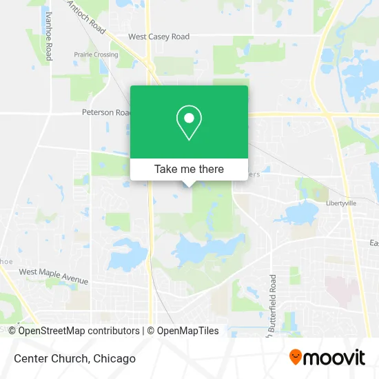 Center Church map