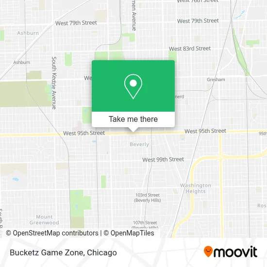 Bucketz Game Zone map