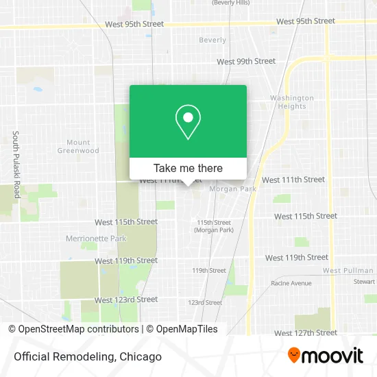 Official Remodeling map