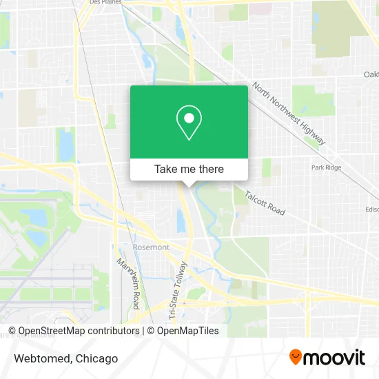 Webtomed map