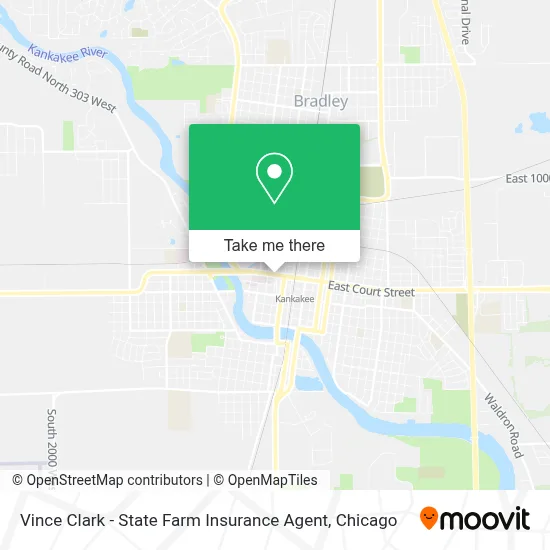 Vince Clark - State Farm Insurance Agent map