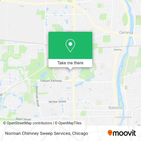 Norman Chimney Sweep Services map