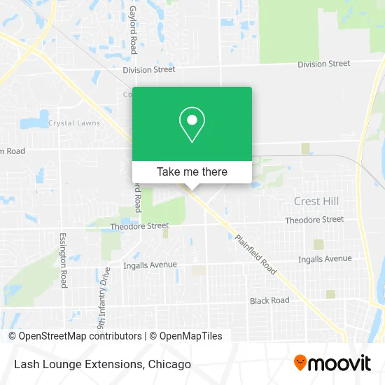 Lash Lounge Extensions map