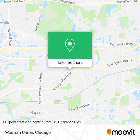 Western Union map
