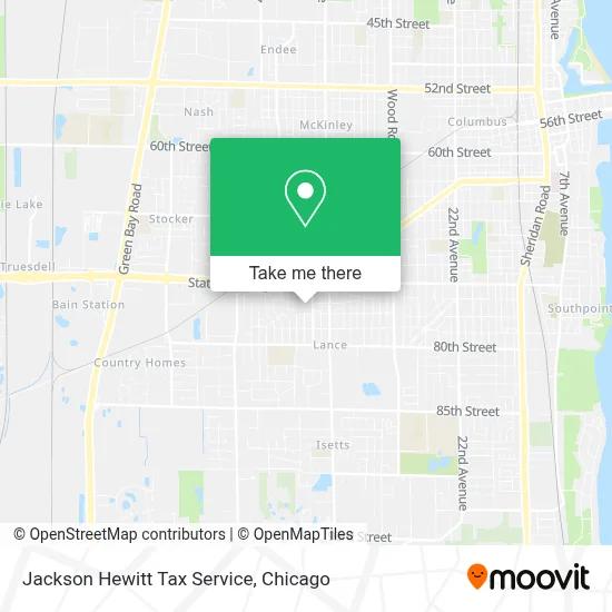 Jackson Hewitt Tax Service map