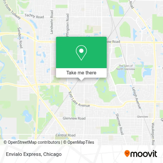 Envialo Express map