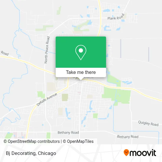 Bj Decorating map