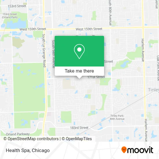 Health Spa map