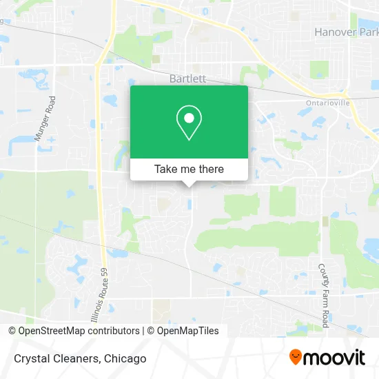 Crystal Cleaners map