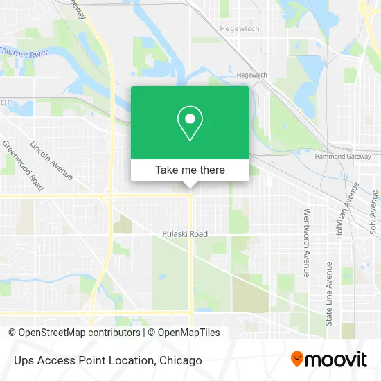 Ups Access Point Location map
