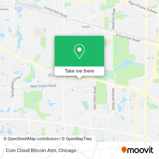 Coin Cloud Bitcoin Atm map