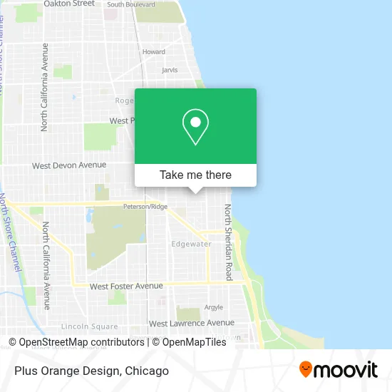 Plus Orange Design map