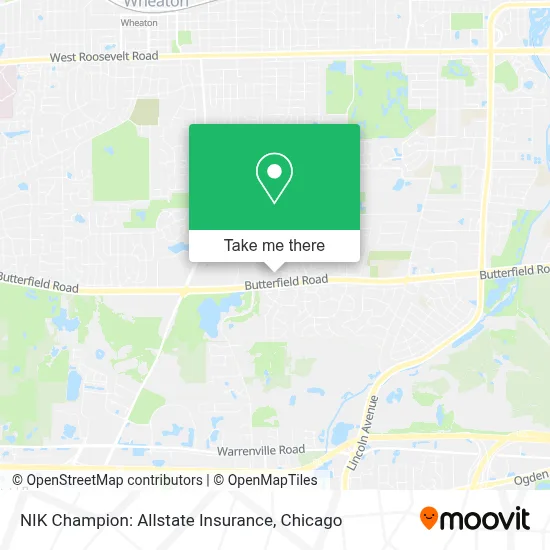 NIK Champion: Allstate Insurance map