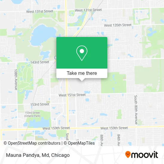 Mauna Pandya, Md map