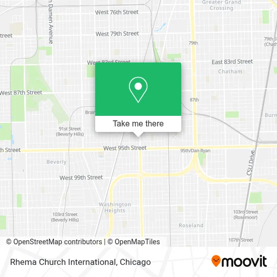 Rhema Church International map