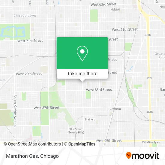 Marathon Gas map