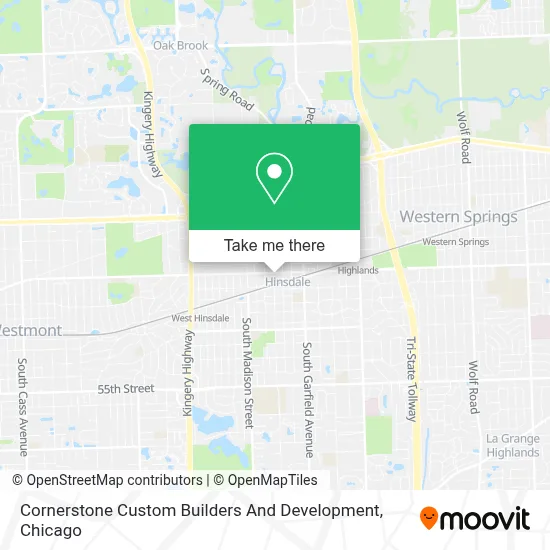 Cornerstone Custom Builders And Development map