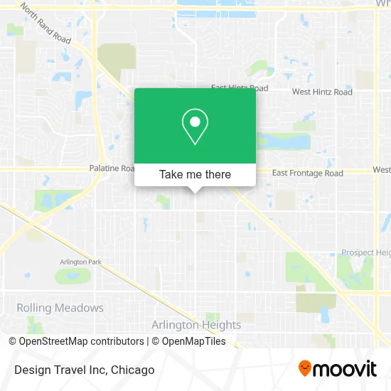Design Travel Inc map