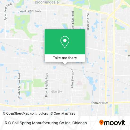 R C Coil Spring Manufacturing Co Inc map