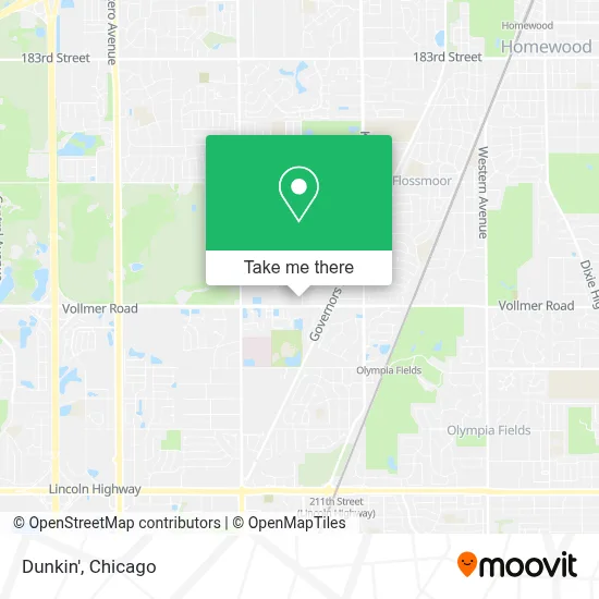 Dunkin' map