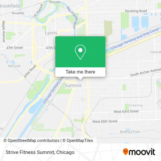 Strive Fitness Summit map
