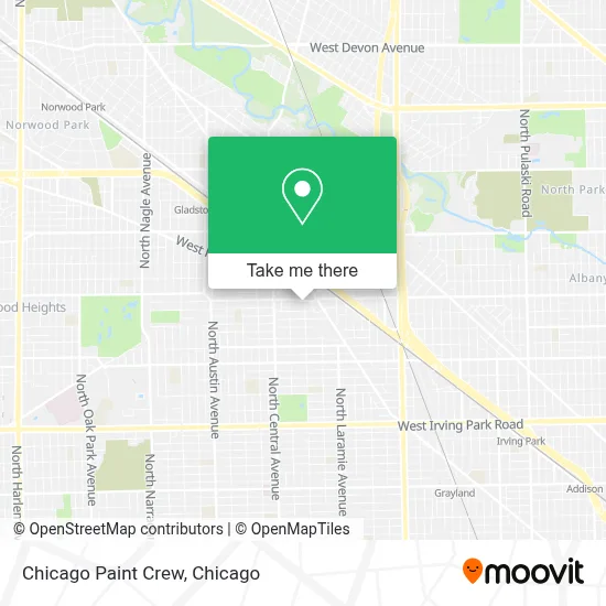 Chicago Paint Crew map