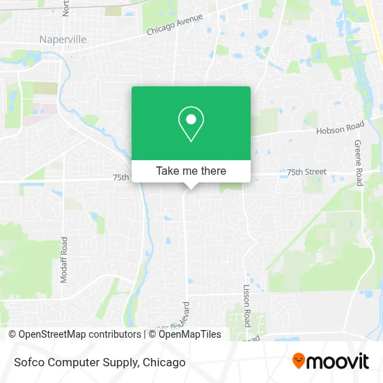 Sofco Computer Supply map