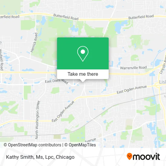 Kathy Smith, Ms, Lpc map