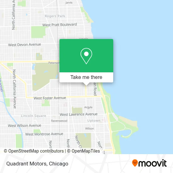 Quadrant Motors map