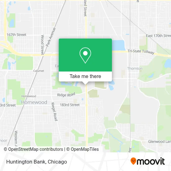Huntington Bank map