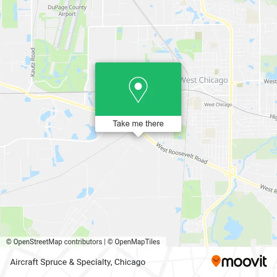 Aircraft Spruce & Specialty map