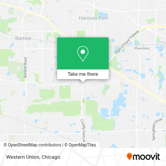 Western Union map