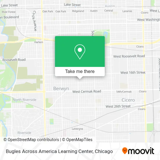 Bugles Across America Learning Center map