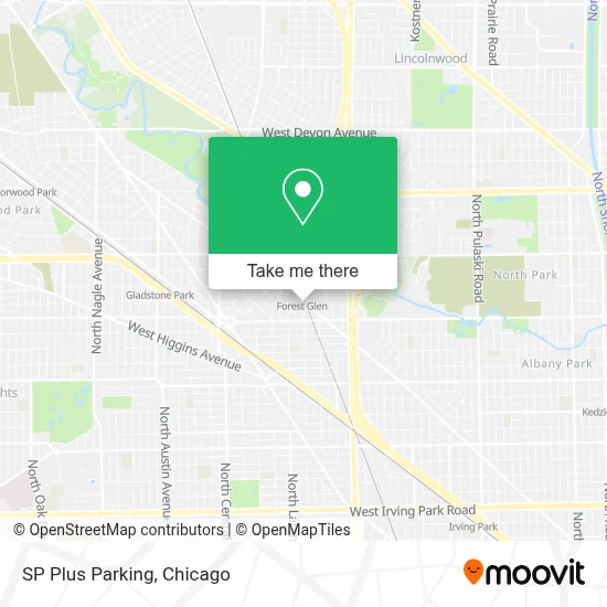 SP Plus Parking map