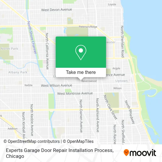 Experts Garage Door Repair Installation Process map