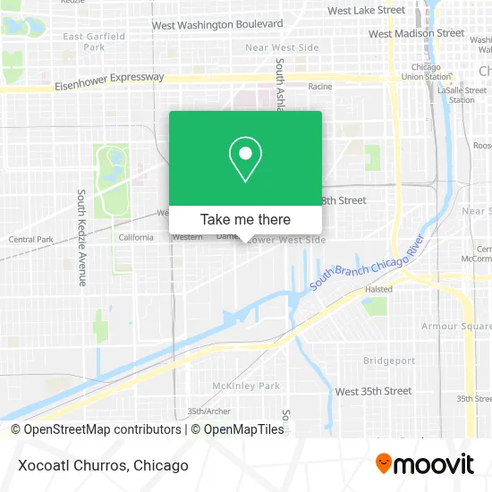 Xocoatl Churros map