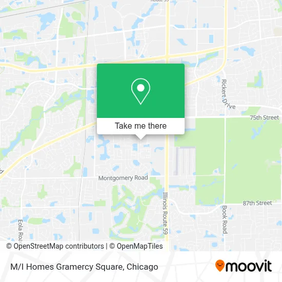 M/I Homes Gramercy Square map