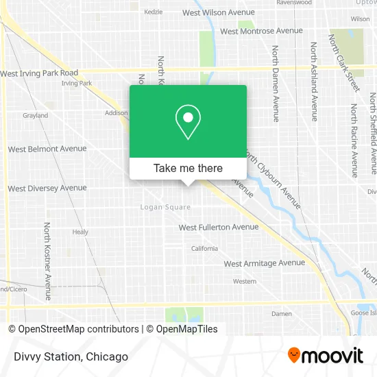 Divvy Station map