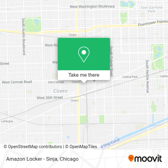 Amazon Locker - Sinja map