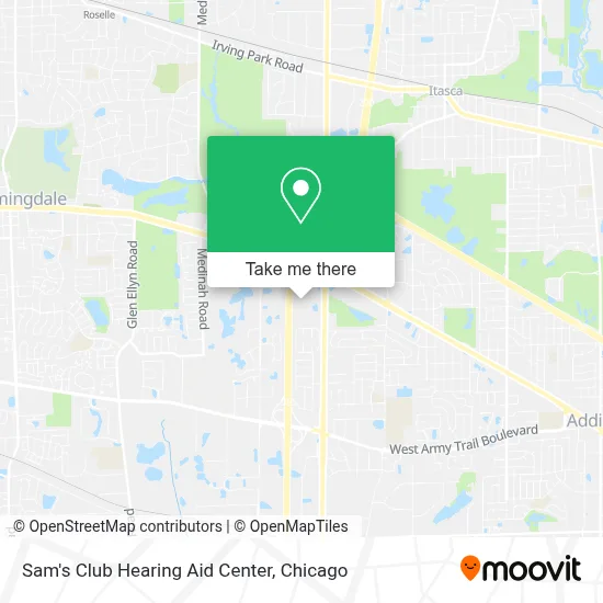 Sam's Club Hearing Aid Center map