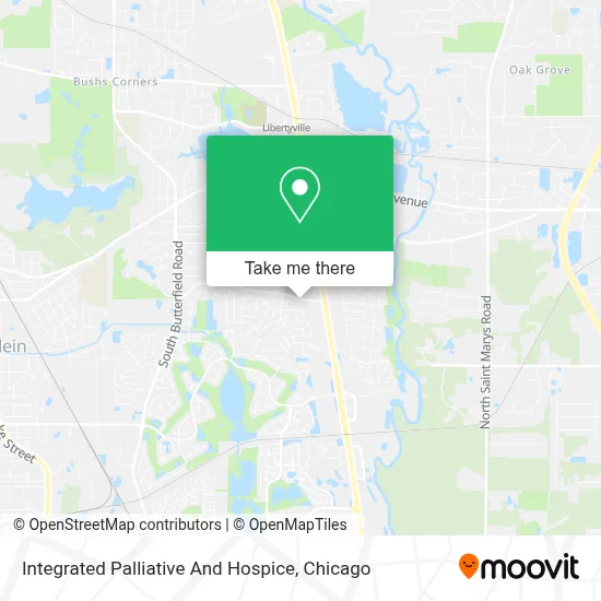 Integrated Palliative And Hospice map