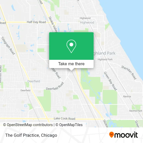 The Golf Practice map