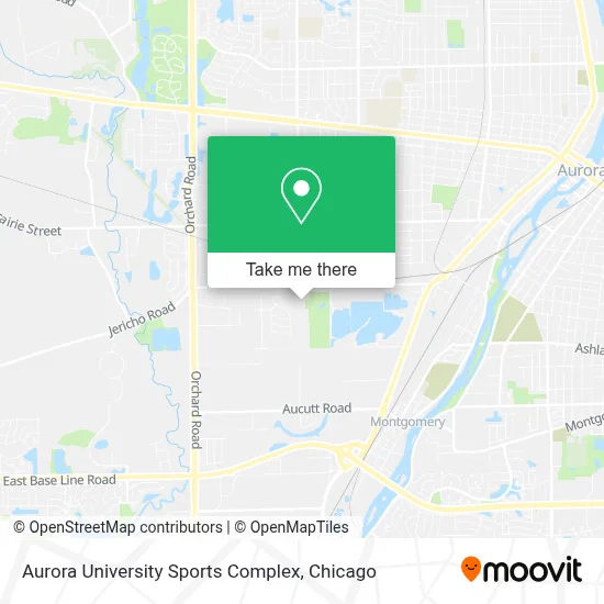 Aurora University Sports Complex map